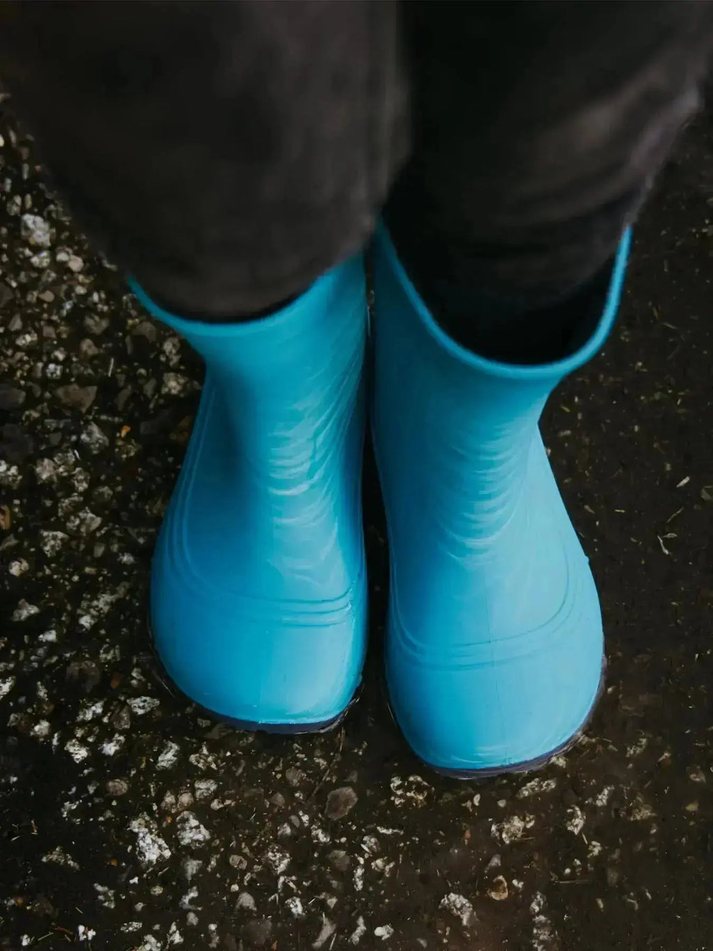 Be Lenka Kids - Pudds Aqua Blue - Botas de agua respetuosas infantiles azul