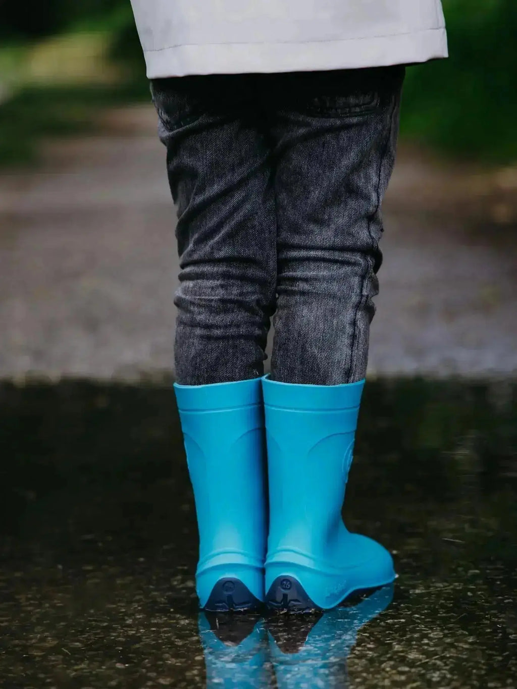 Be Lenka Kids - Pudds Aqua Blue - Botas de agua respetuosas infantiles azul