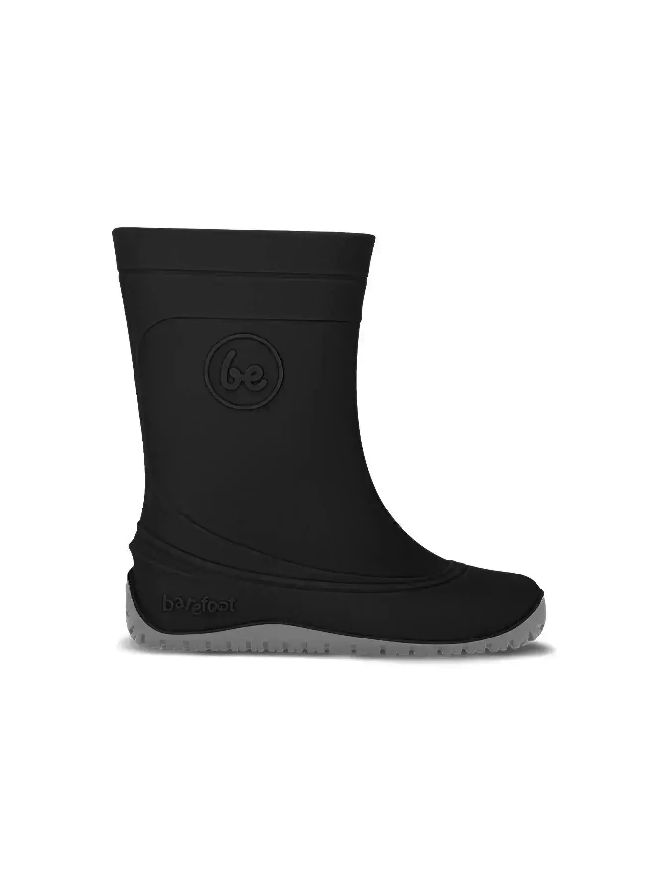 Be Lenka Kids - Pudds Black - Bottes de pluie barefoot