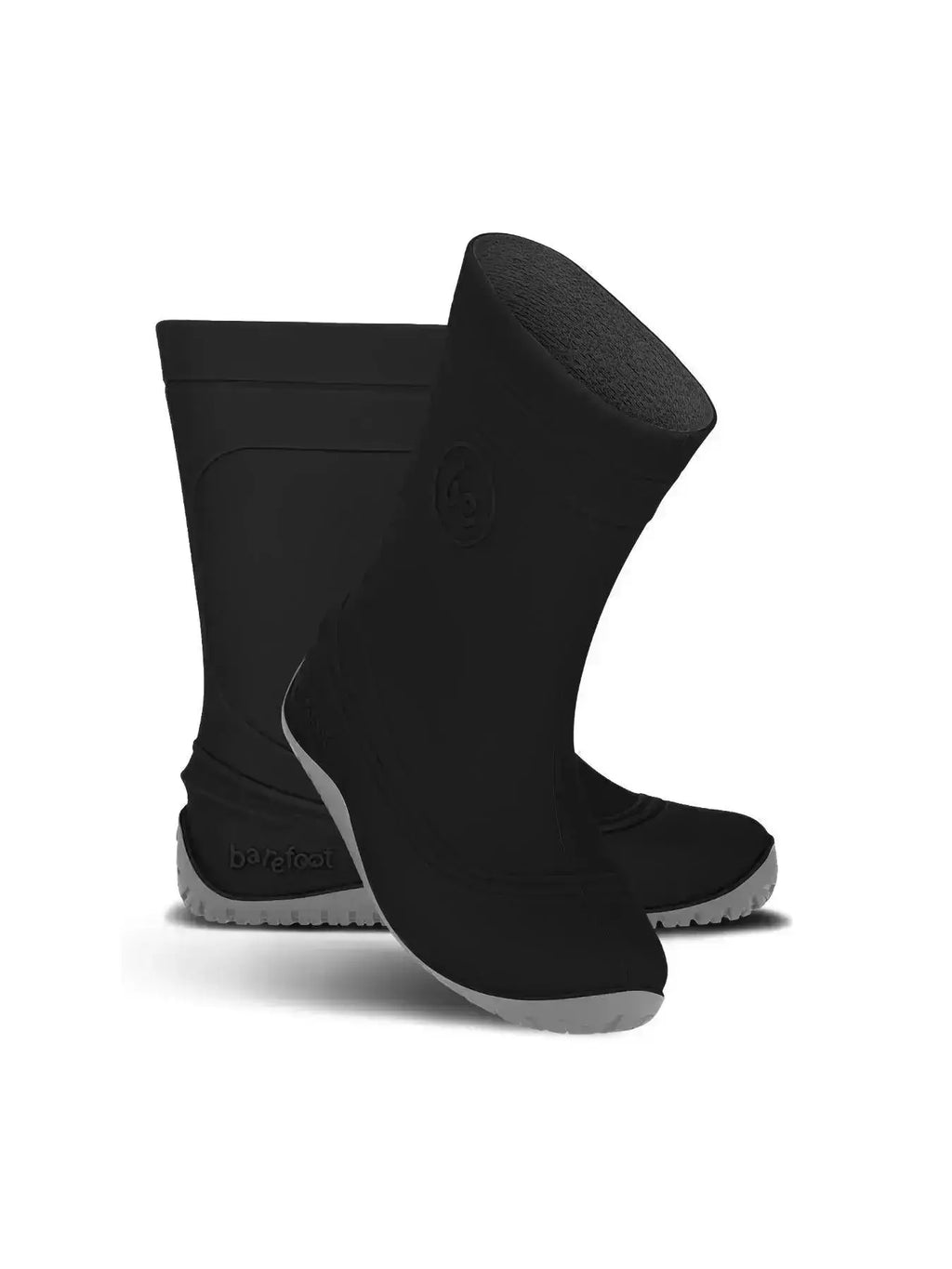 Be Lenka Kids - Pudds Black - Bottes de pluie barefoot
