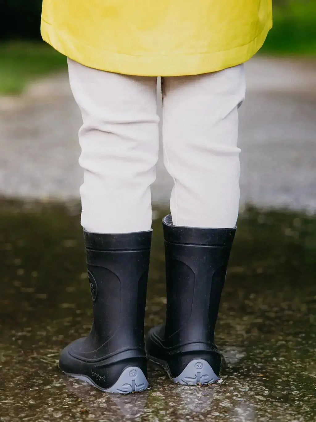 Be Lenka Kids - Pudds Black - Bottes de pluie barefoot