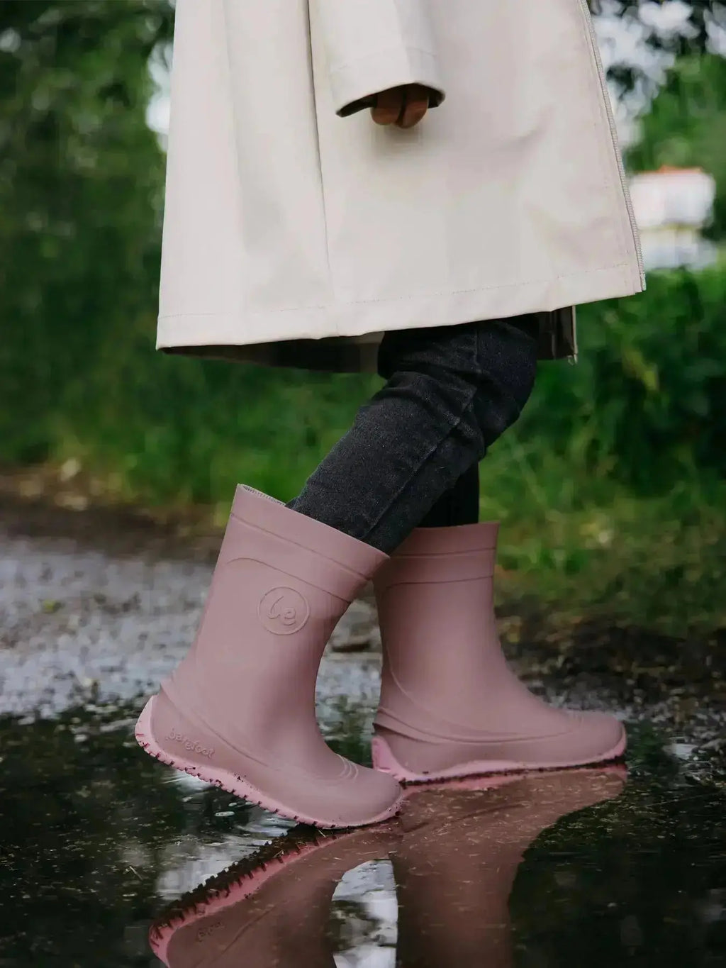 Be Lenka Kids - Pudds Misty Pink - Botas de agua respetuosas infantiles rosas