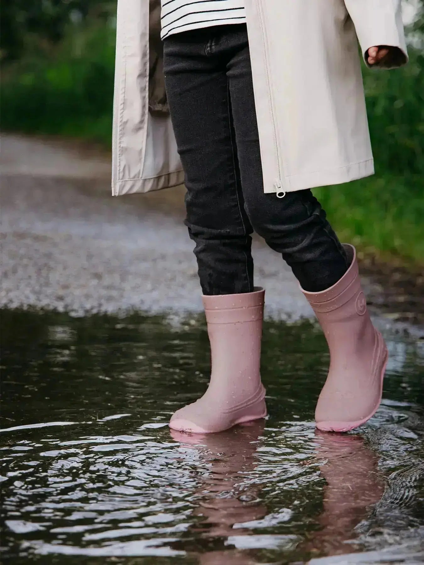 Be Lenka Kids - Pudds Misty Pink - Botas de agua respetuosas infantiles rosas