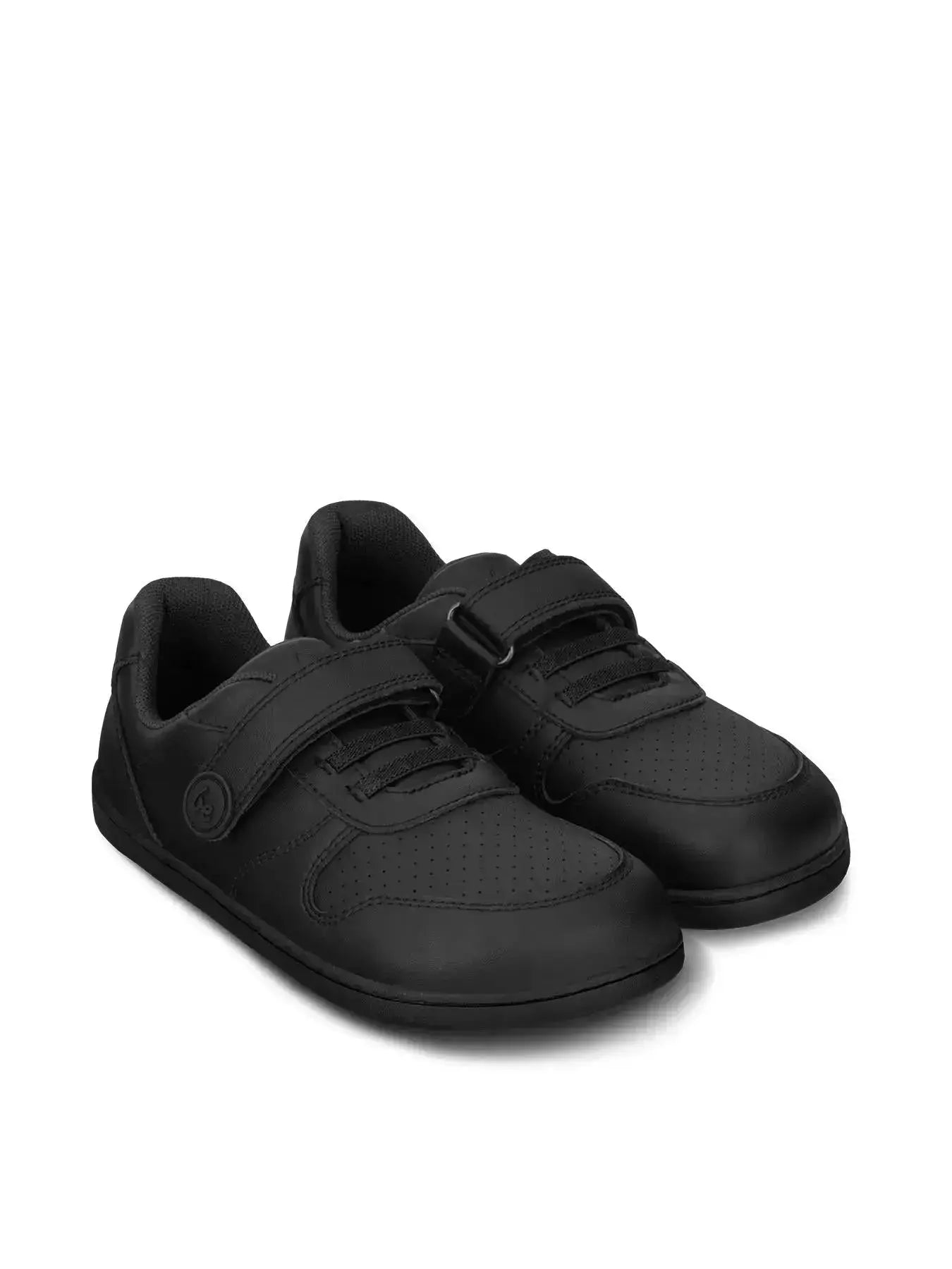 Be Lenka Kids - Scoot All Black - Zapatos colegiales barefoot infantiles negros