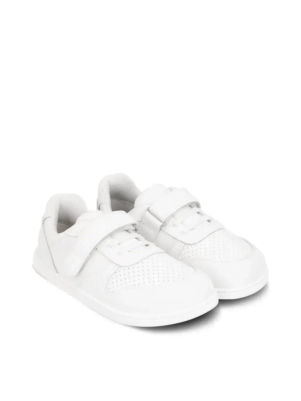 Be Lenka Kids - Scoot All White - Zapatillas colegiales barefoot infantiles blancas