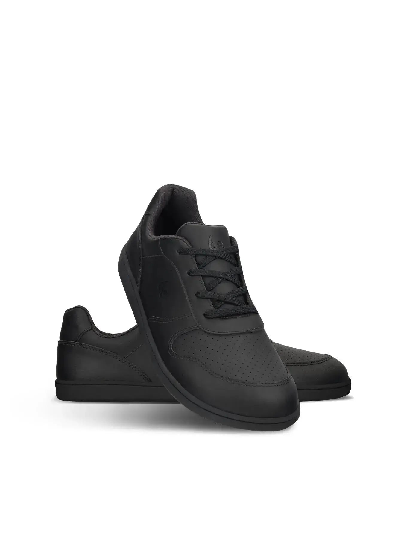 Be Lenka Kids - Scoot Junior All Black - Zapatos colegiales barefoot infantiles negros