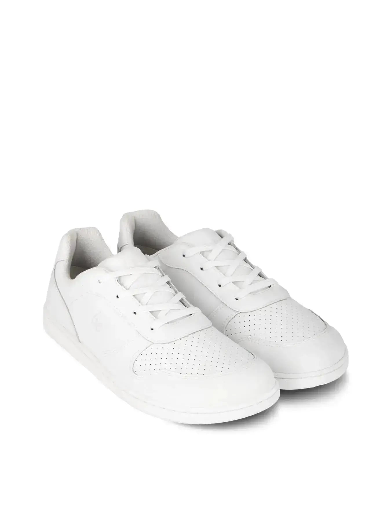 Be Lenka Kids - Scoot Junior All White - Zapatillas colegiales barefoot infantiles blancas
