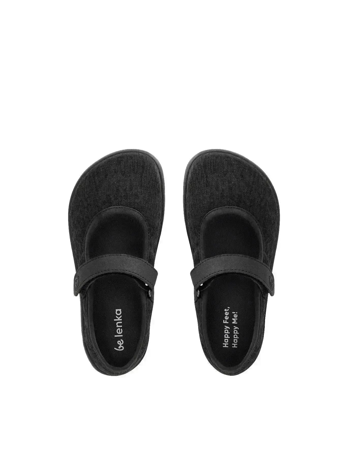 Be Lenka Kids - Tinkee All Black Sparkle - Bailarinas barefoot
