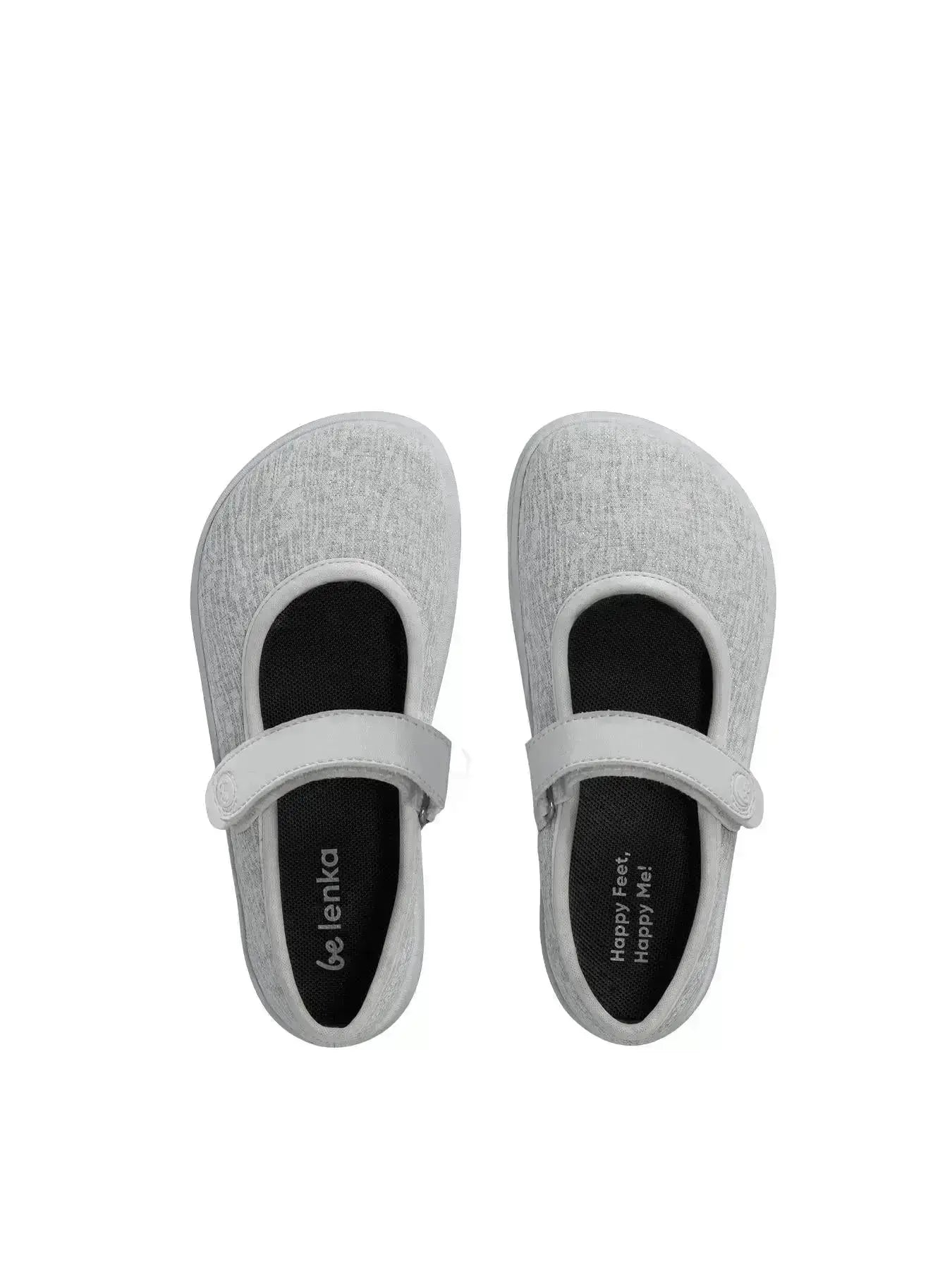 Be Lenka Kids - Tinkee White Sparkle - Bailarinas barefoot