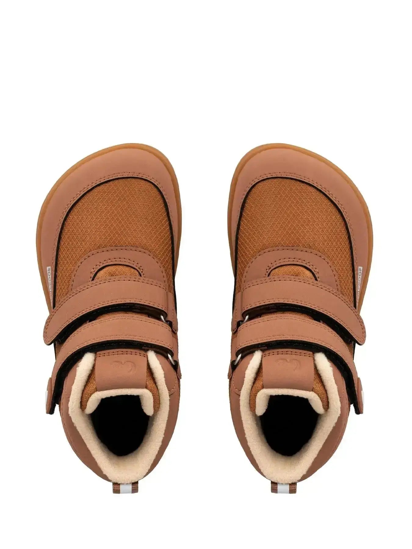 Be Lenka Kids - Zippu All Brown - Zapatos barefoot de invierno