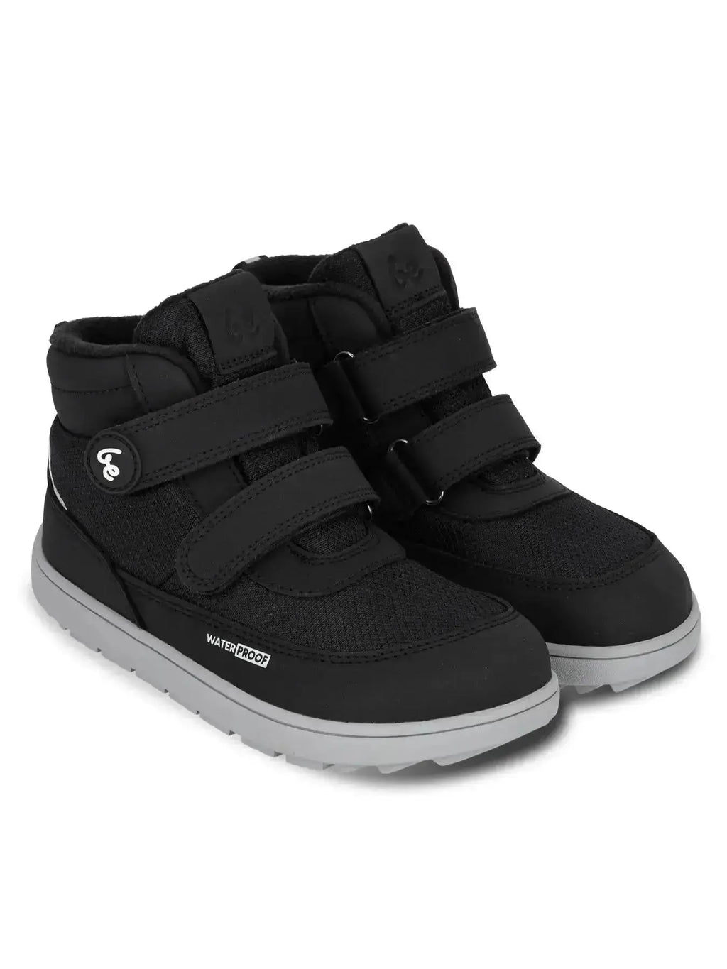Be Lenka Kids - Zippu Noir & Gris - Chaussures barefoot d'hiver