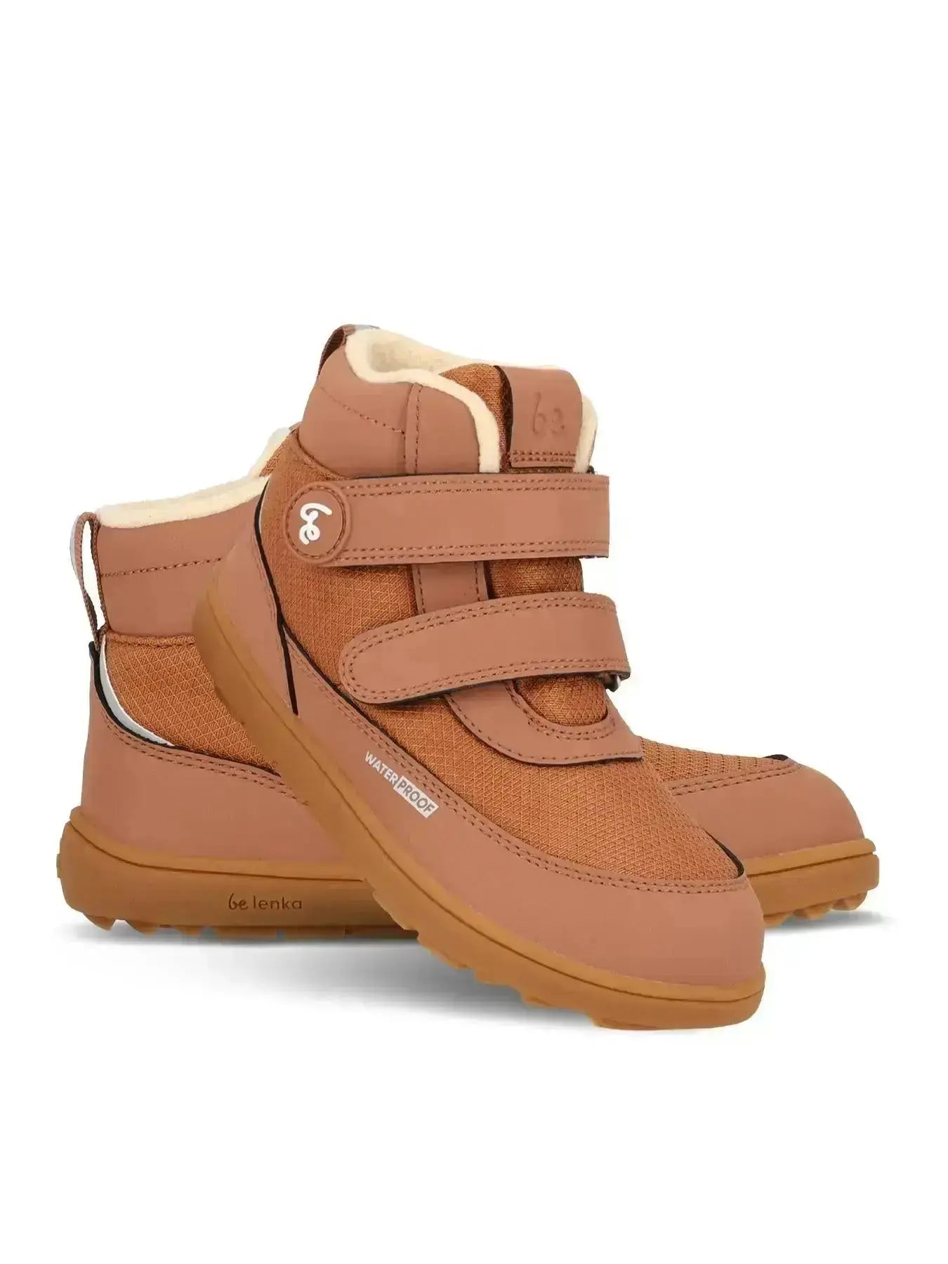 Be Lenka Kids - Zippu Junior Tout Marron - Chaussures barefoot d'hiver