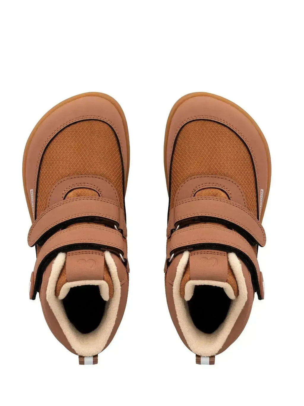 Be Lenka Kids - Zippu Junior All Brown - Zapatos barefoot de invierno