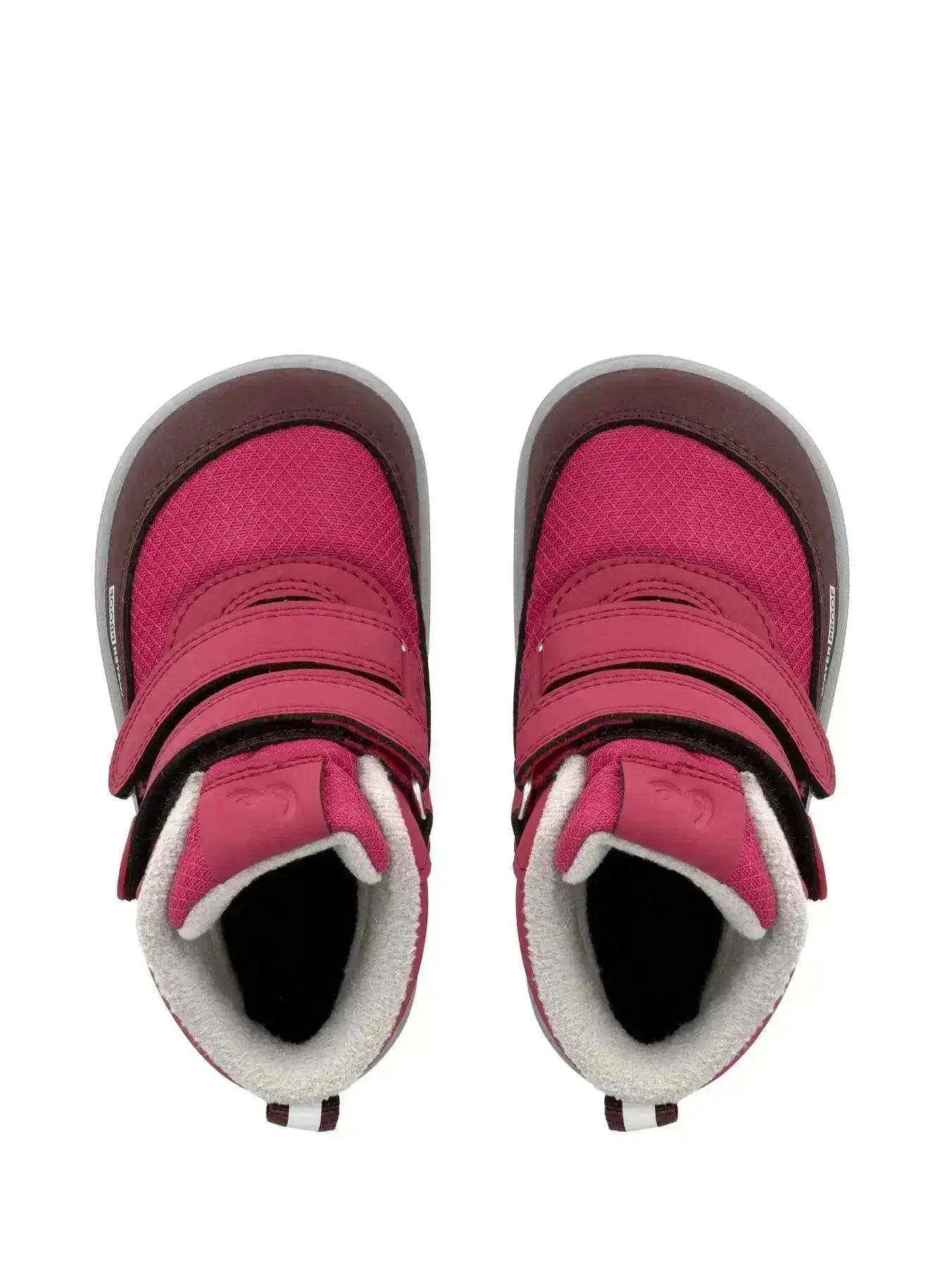 Be Lenka Kids - Zippu Preschool Berry & Grey - Botas respetuosas primeros pasos cereza