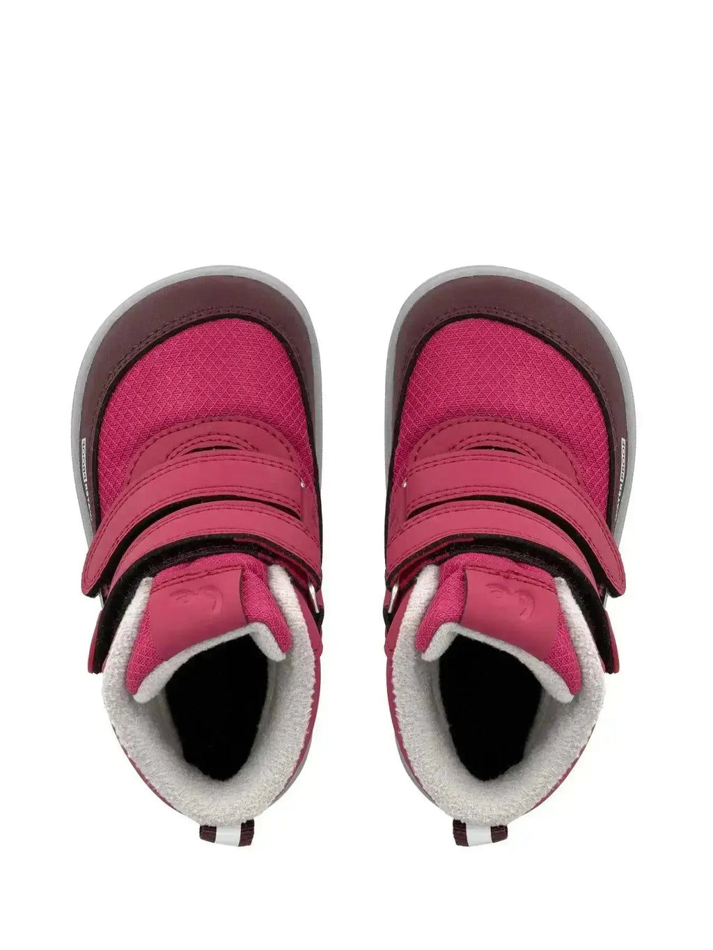 Be Lenka Kids - Zippu Preschool Berry & Grey - Botas respetuosas primeros pasos cereza