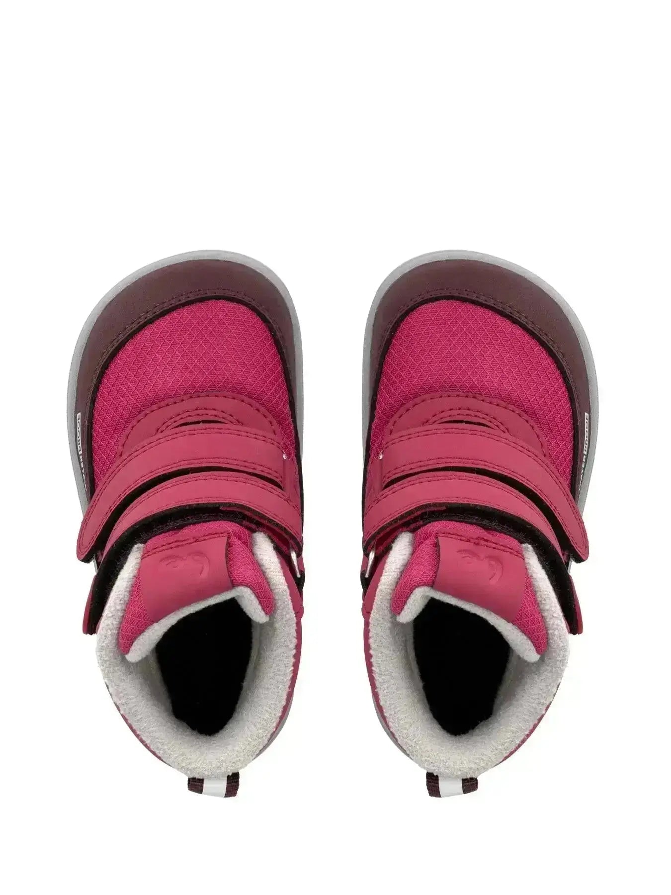 Be Lenka Kids - Zippu Berry & Grey - Chaussures barefoot d'hiver