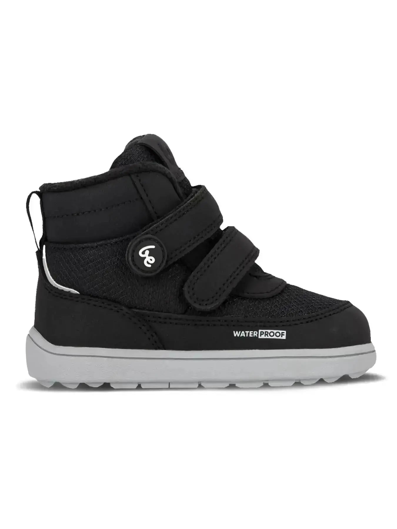 Be Lenka Kids - Zippu Preschool Black & Grey - Botas respetuosas primeros pasos negro