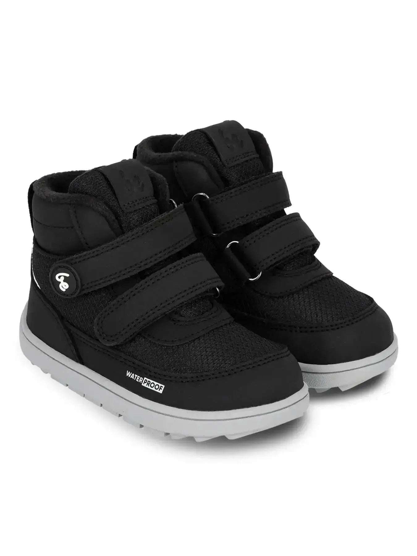 Be Lenka Kids - Zippu Preschool Black & Grey - Botas respetuosas primeros pasos negro