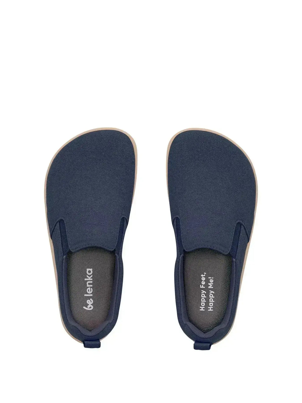 Be Lenka Kids – Aura Preschool Navy - Zapatillas sin cordones respetuosas de primeros pasos azul marino