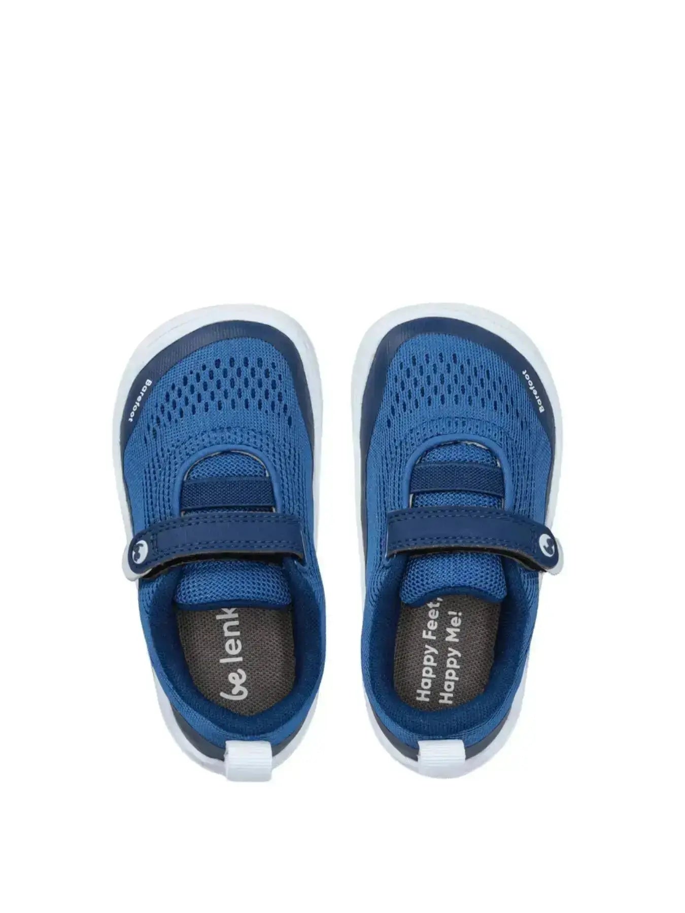 Be Lenka - Nubo Preschool Blue - Zapatillas barefoot respetuosas de primeros pasos azules