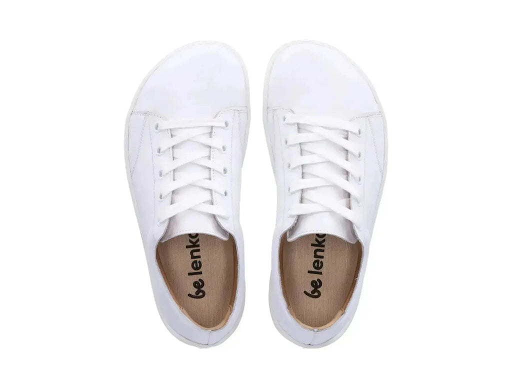 Be Lenka - Prime 2.0 White - Zapatillas barefoot unisex de hombre blancas talla 46