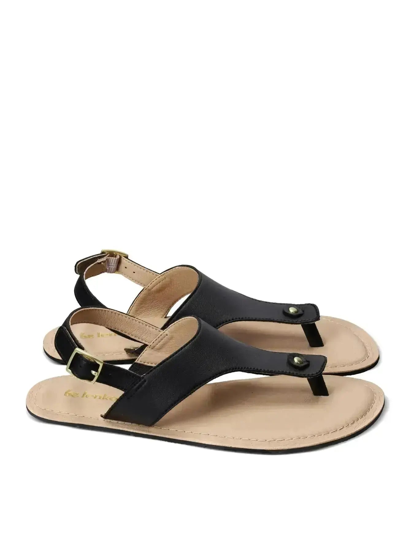 Be Lenka - Promenade 2.0 Black - Sandalias barefoot negras para mujer