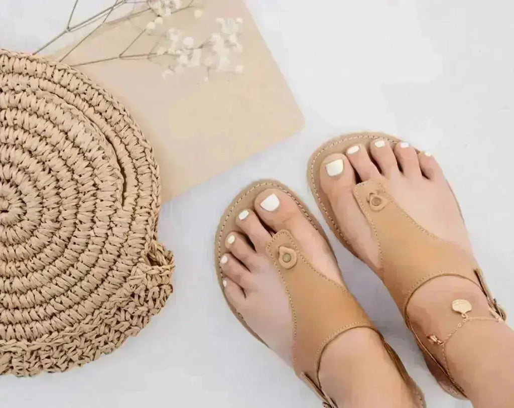 Be Lenka - Promenade Sand - Sandalias barefoot beige para mujer