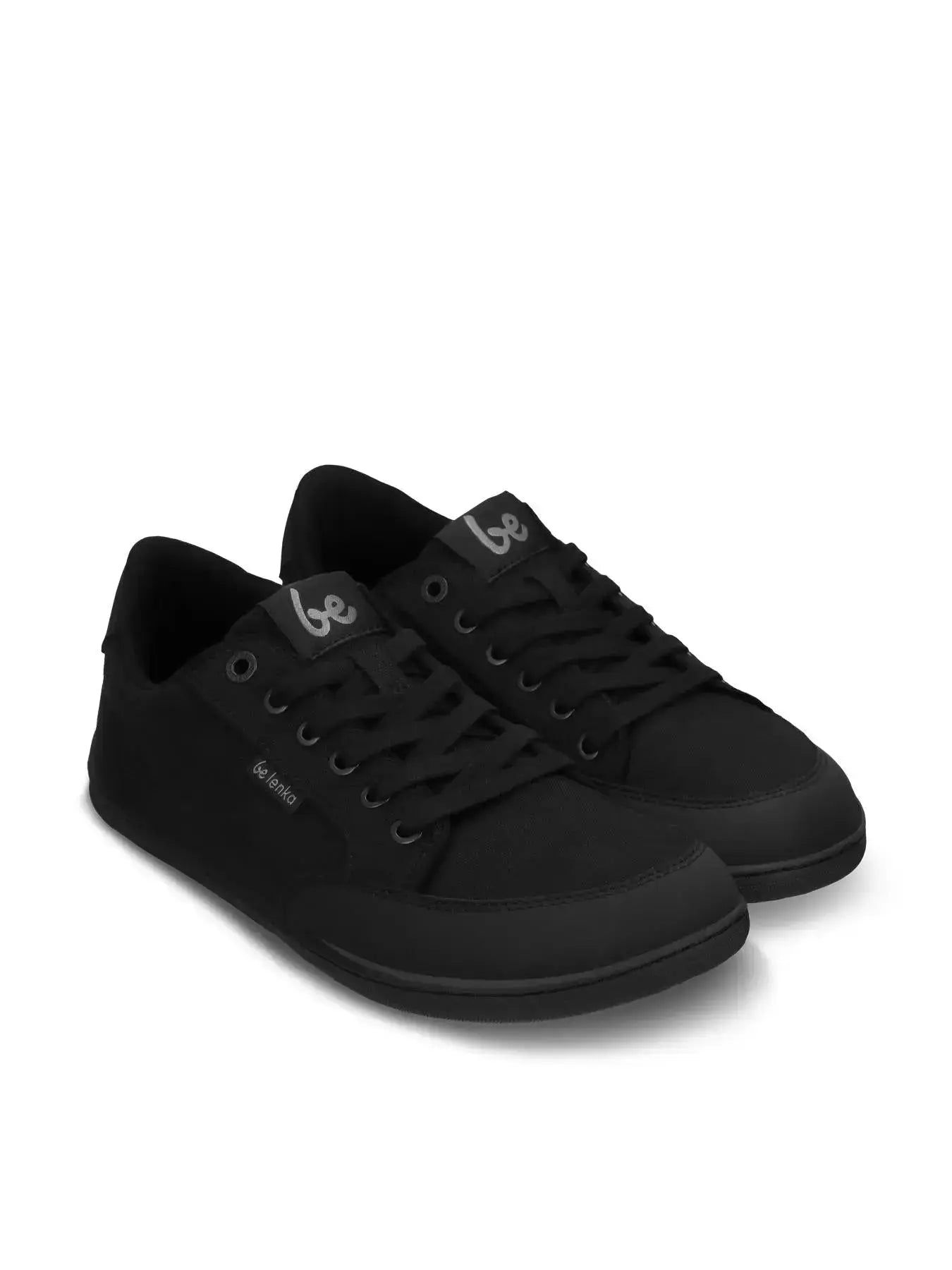 Be Lenka - Rebound Tout Noir - Chaussures minimalistes barefoot en toile