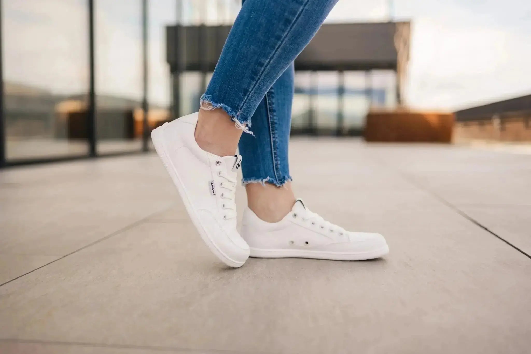 Be Lenka - Rebound Tout Blanc - Chaussures barefoot en toile