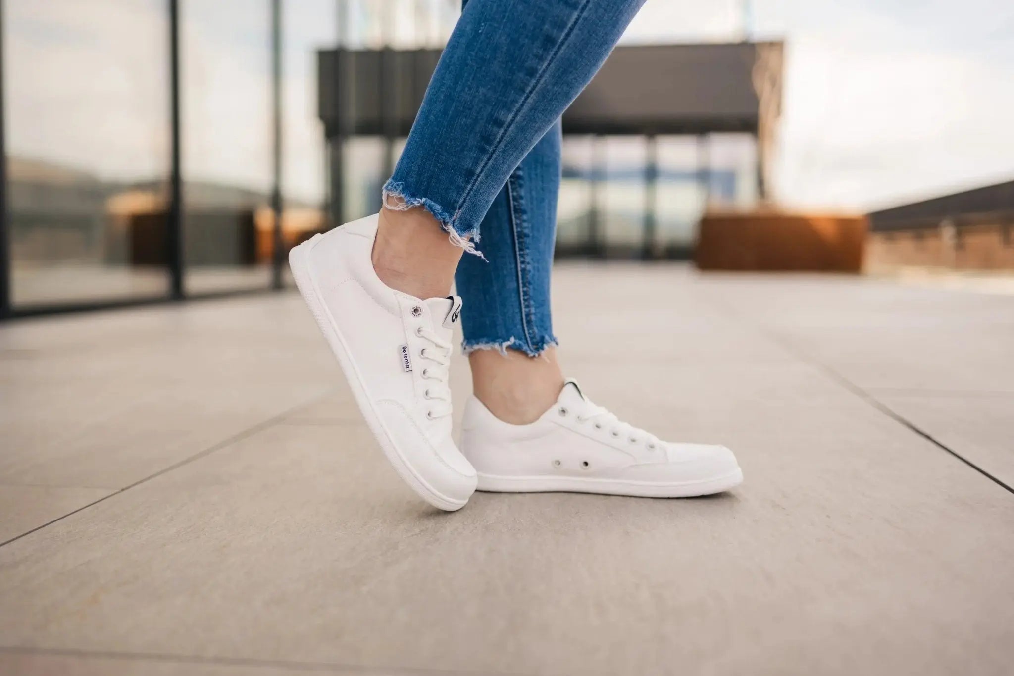 Be Lenka - Rebound All White - Lonetas barefoot unisex blancas