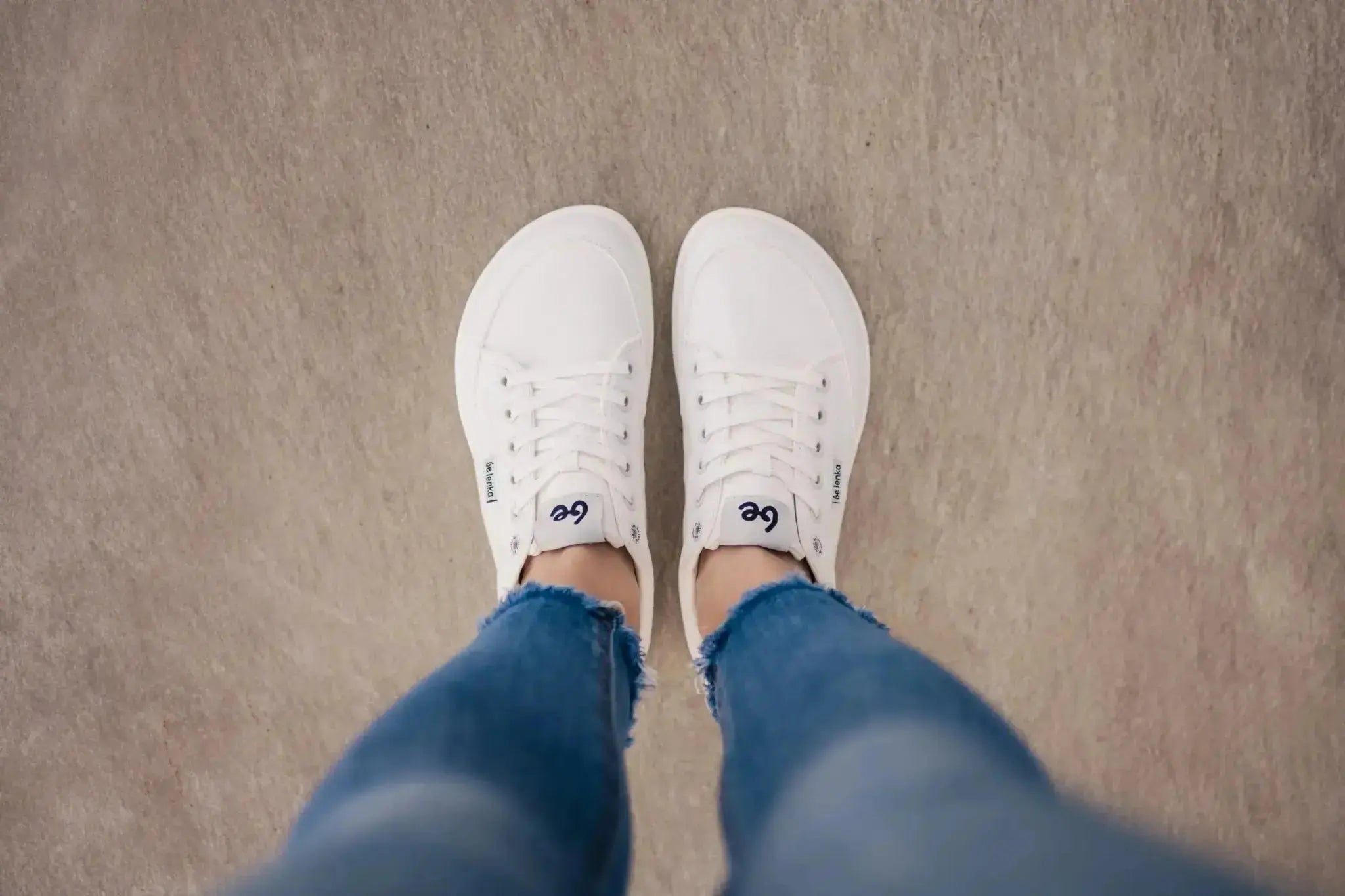 Be Lenka - Rebound All White - Lonetas barefoot unisex blancas