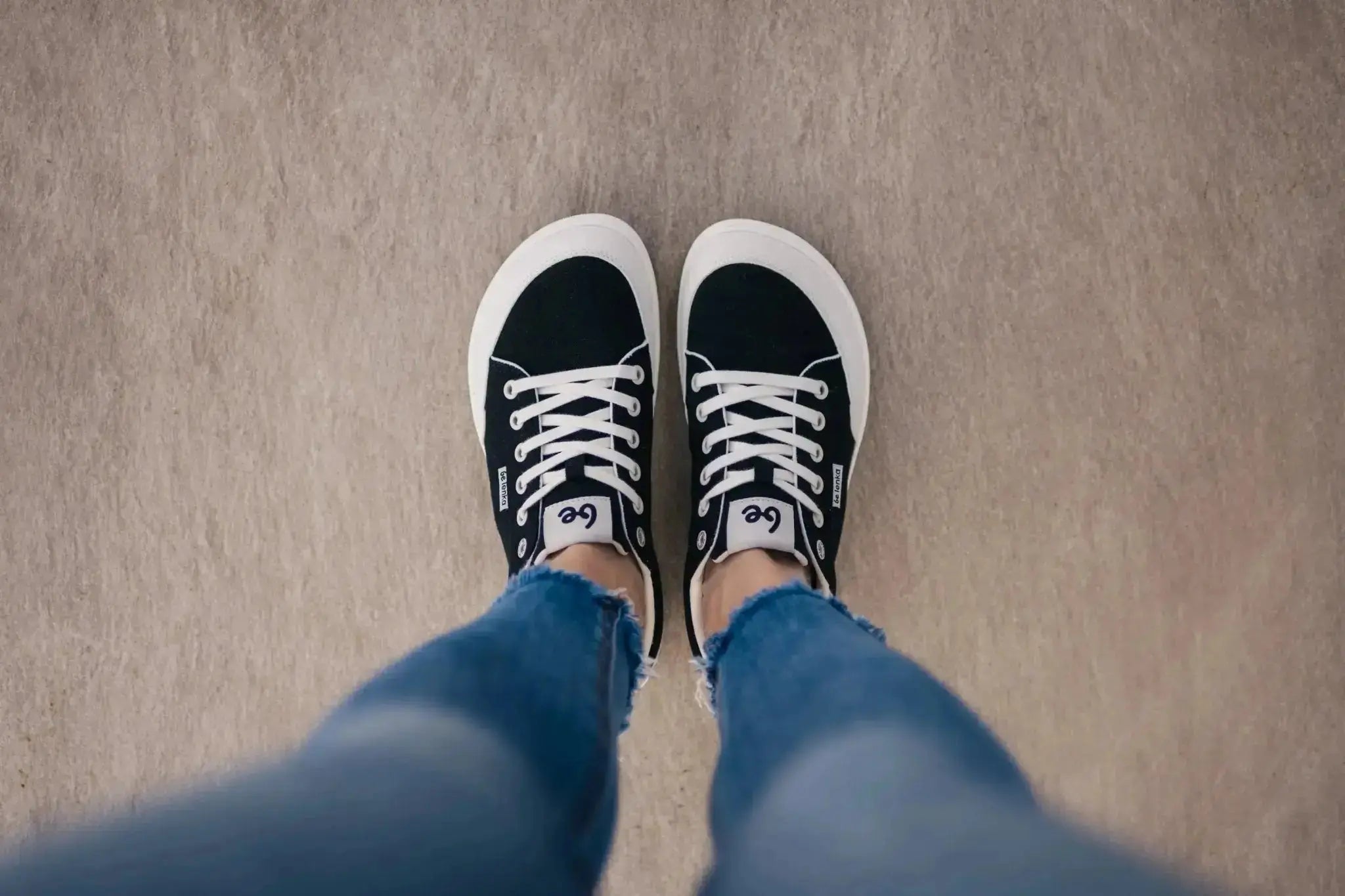 Be Lenka - Rebound Black & White - Lonetas barefoot unisex negras