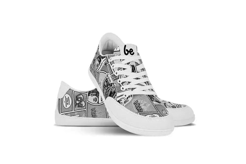 Be Lenka - Rebound Comics Black & White - Lonetas barefoot de comic en blanco y negro unisex