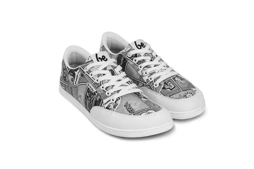 Be Lenka - Rebound Comics Black & White - Lonetas barefoot de comic en blanco y negro unisex