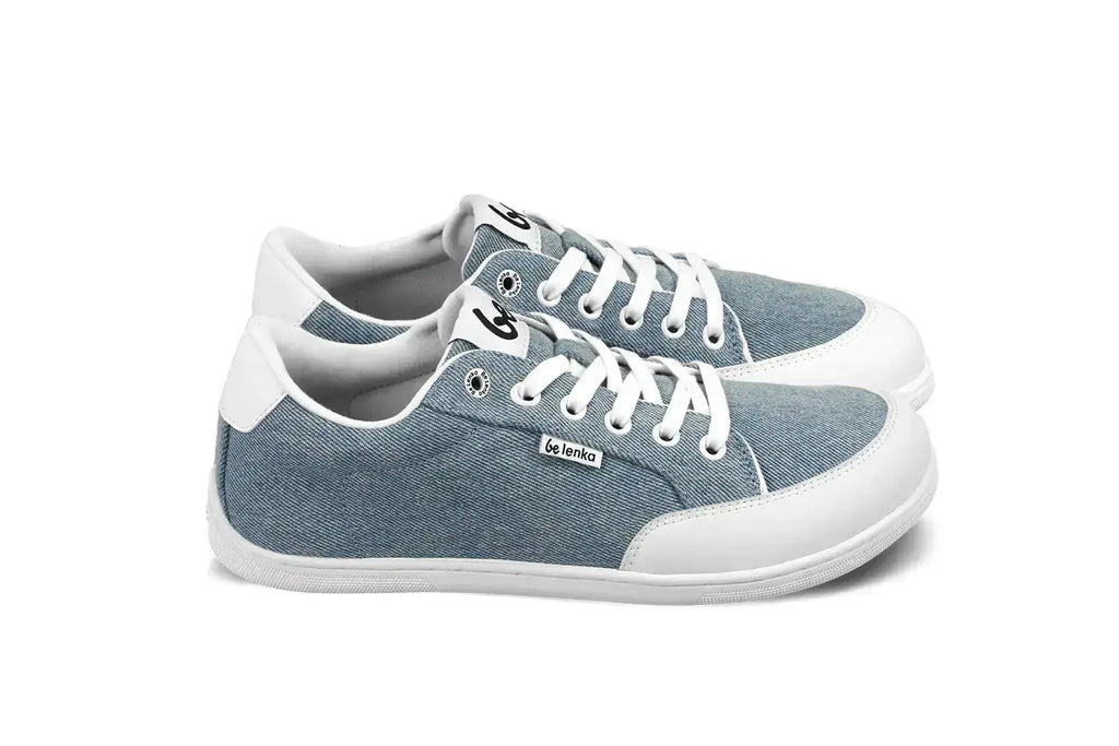 Be Lenka - Rebound Denim Light Blue - Lonetas barefoot azul claro de tela vaquera unisex