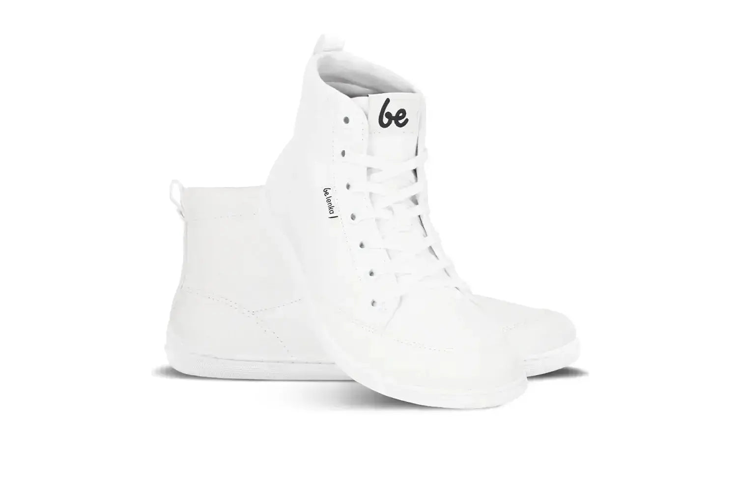 Be Lenka - Rebound High Top All White - Lonetas barefoot de caña alta blancas
