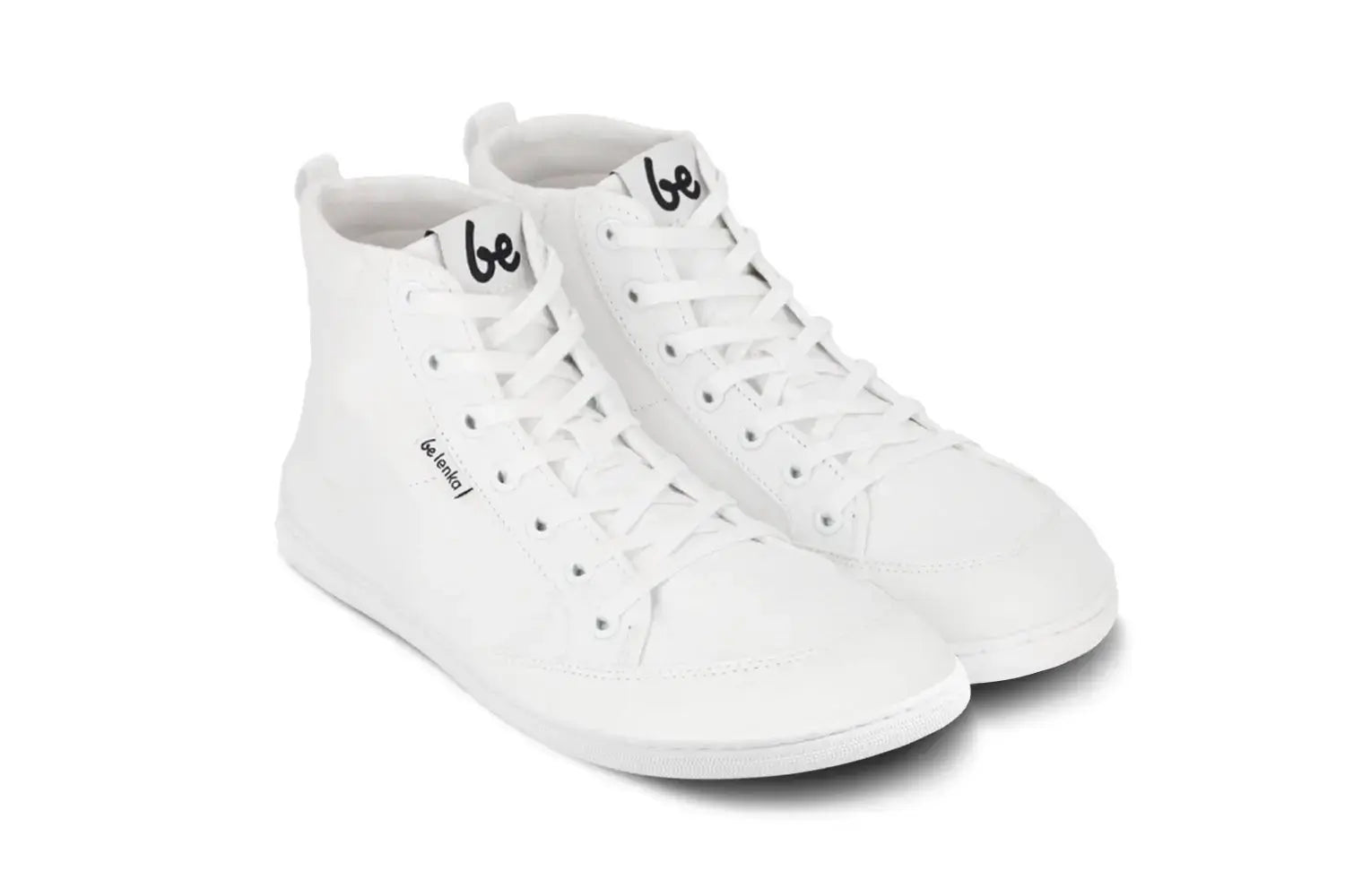 Be Lenka - Rebound High Top All White - Lonetas barefoot de caña alta blancas