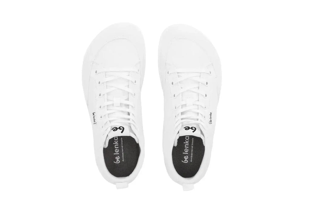 Be Lenka - Rebound High Top All White - Lonetas barefoot de caña alta blancas