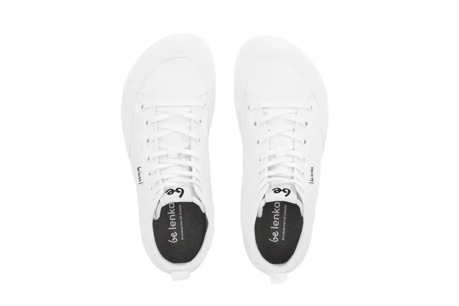 Be Lenka - Rebound High Top All White - Lonetas barefoot de caña alta blancas