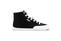Be Lenka - Rebound High Top Black & White - Lonetas barefoot de caña alta negras