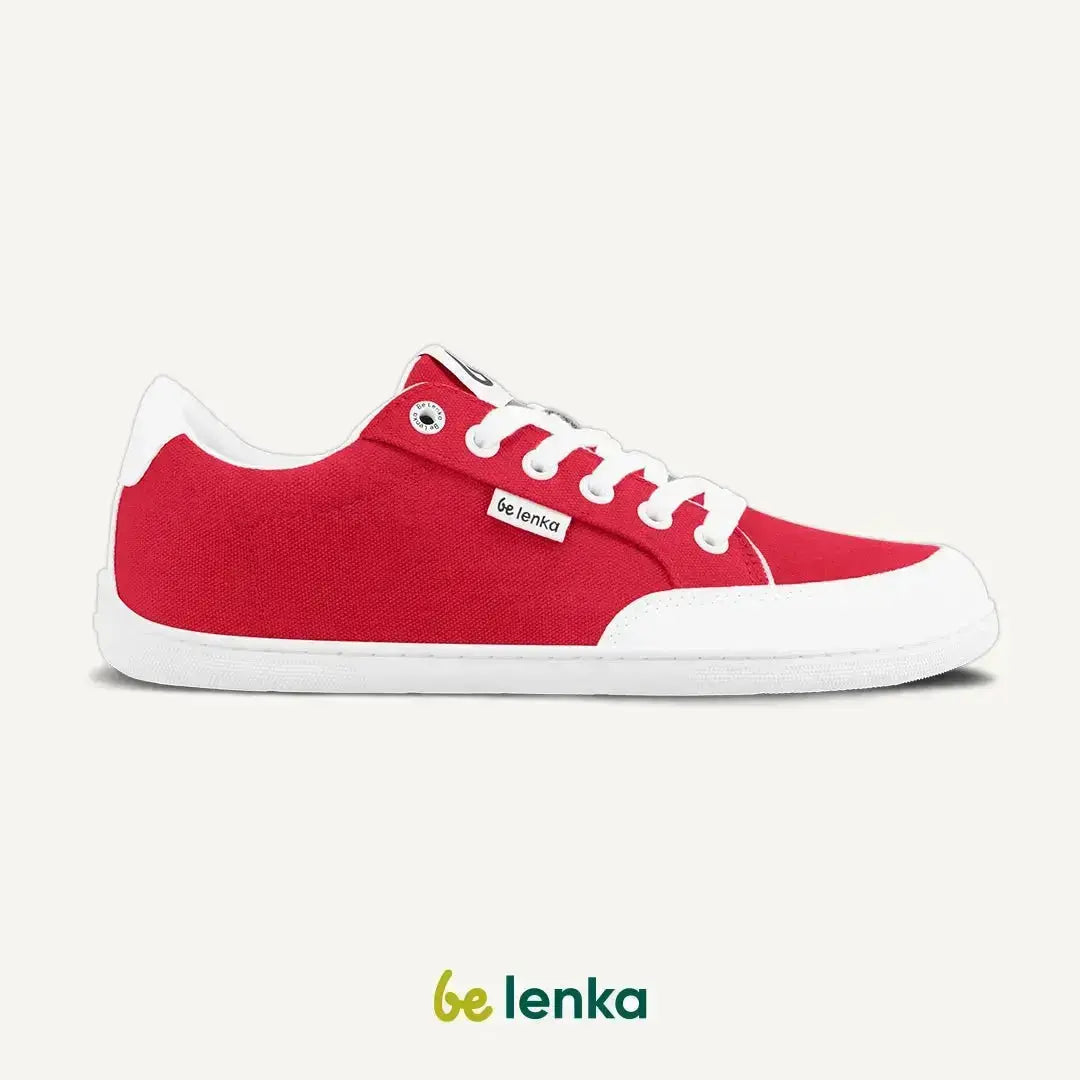Be Lenka - Rebound Red & White - Lonetas barefoot rojas unisex