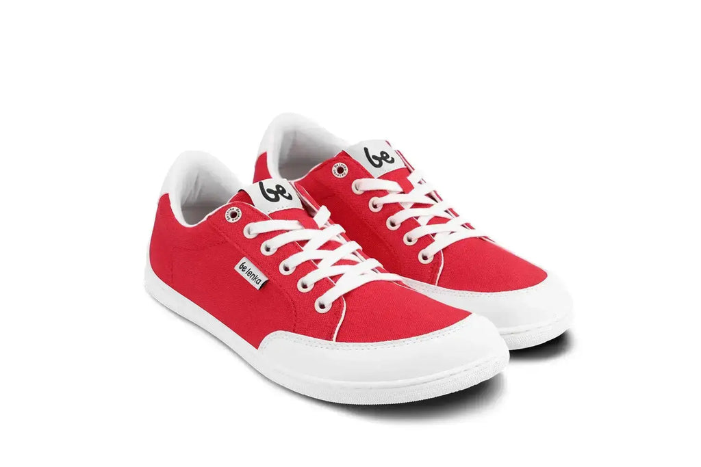Be Lenka - Rebound Red & White - Lonetas barefoot rojas unisex