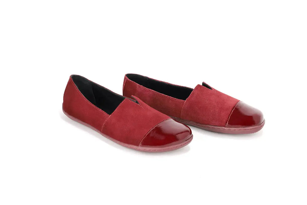 Be Lenka - Rosaluna Burgundy - Mocasines barefoot para mujer
