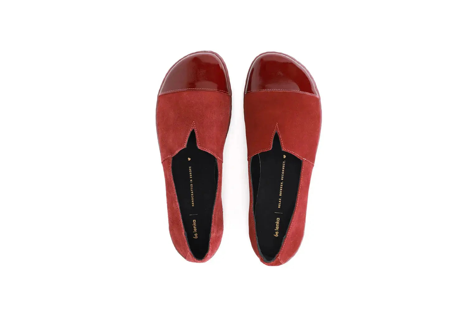 Be Lenka - Rosaluna Burgundy - Mocasines barefoot para mujer