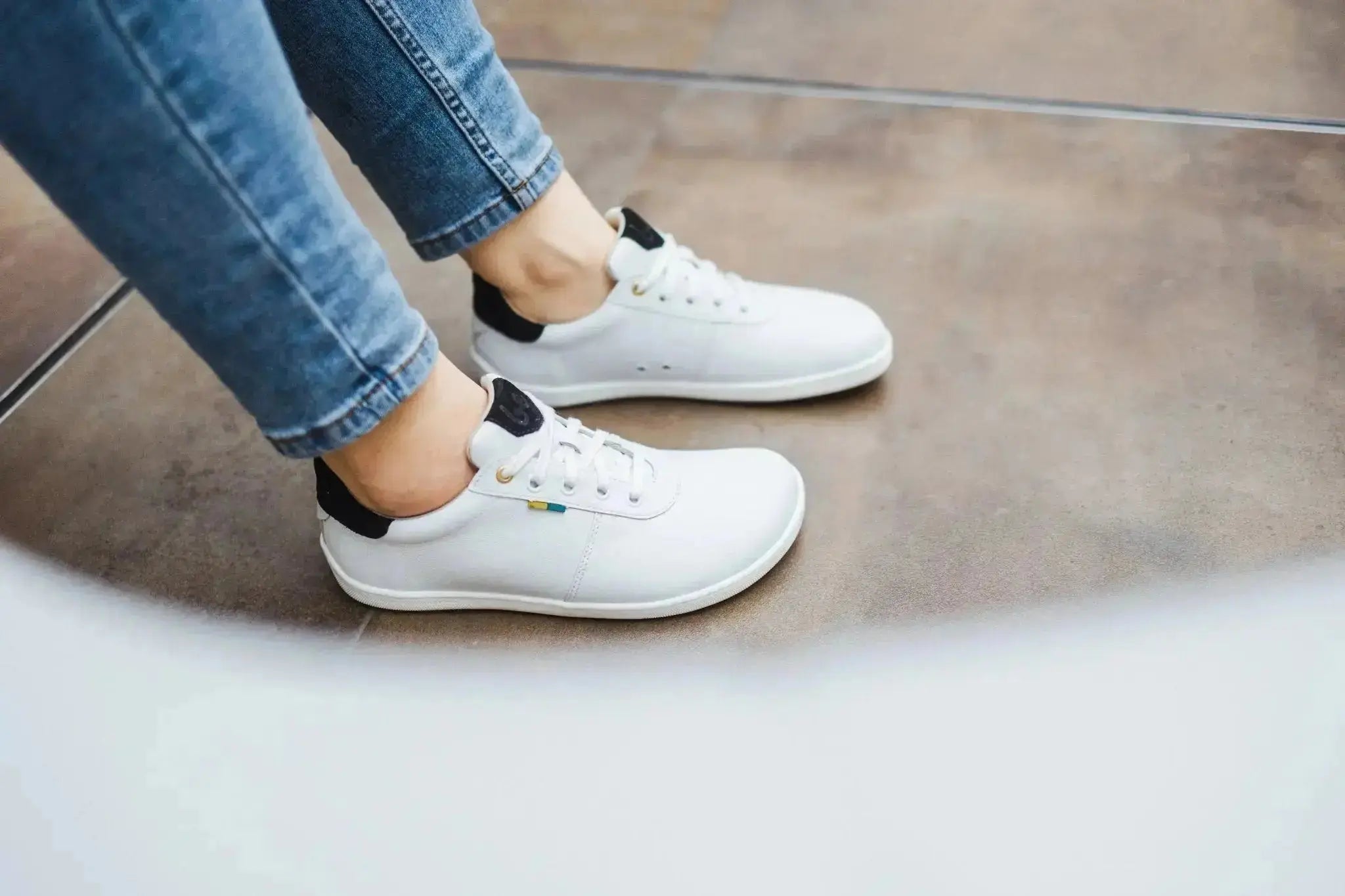 Be Lenka - Royale Blanc & Noir - Chaussures barefoot