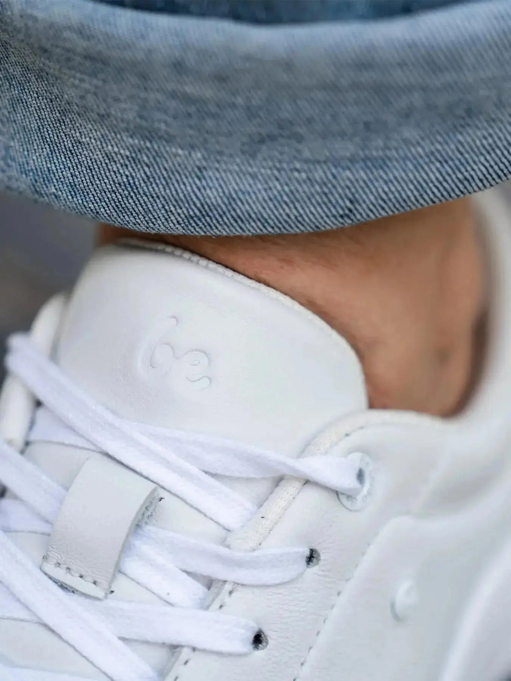 Be Lenka - Streetwise All White - Zapatillas barefoot de transición unisex blancas