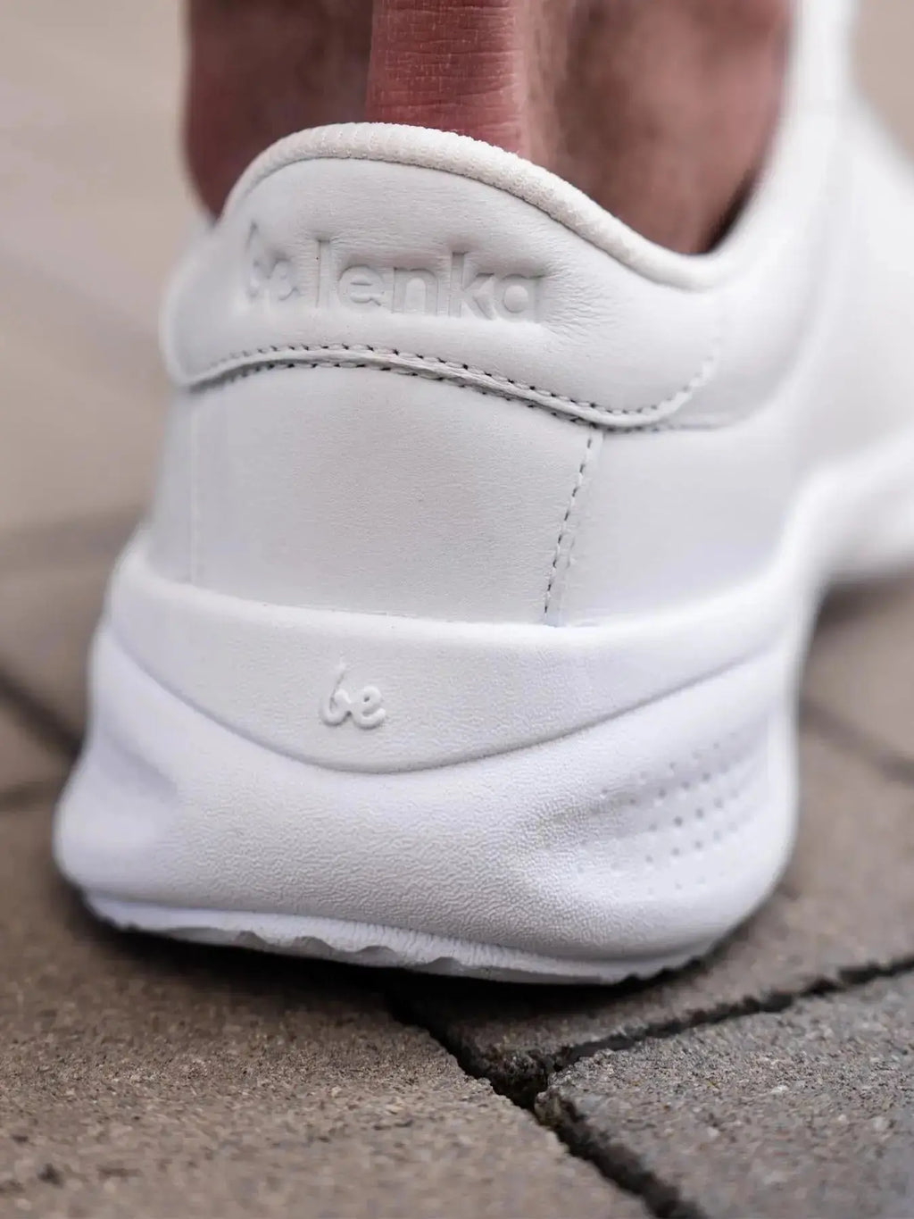 Be Lenka - Streetwise All White - Zapatillas barefoot de transición unisex blancas
