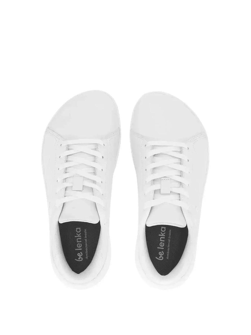 Be Lenka - Streetwise All White - Zapatillas barefoot de transición unisex blancas