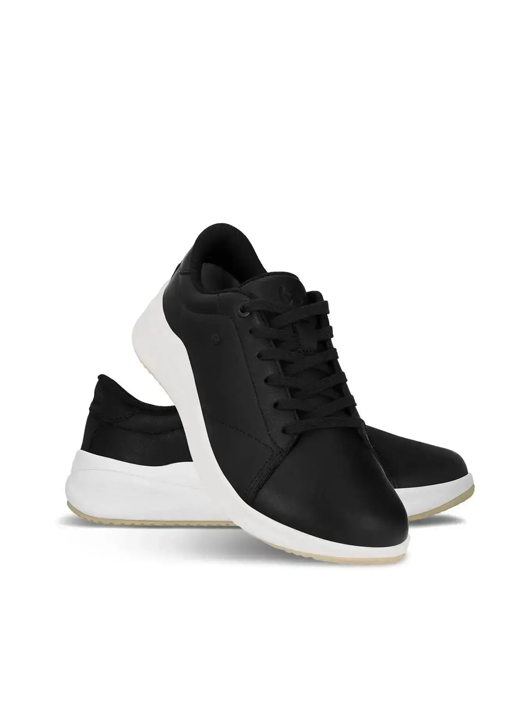 Be Lenka - Streetwise Black & White - Zapatillas barefoot de transición unisex negras
