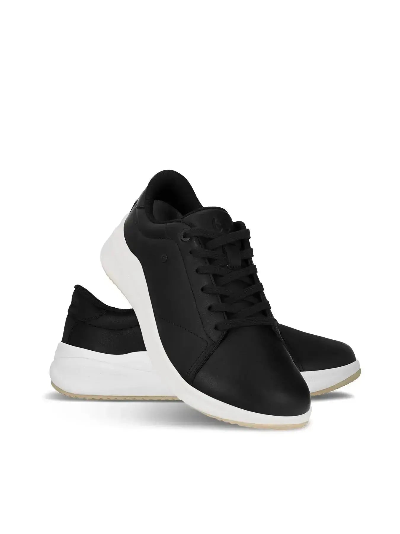 Be Lenka - Streetwise Black & White - Zapatillas barefoot de transición unisex negras